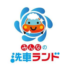 Q (qtoon)さんの「みんなの洗車ランド」のロゴ作成への提案