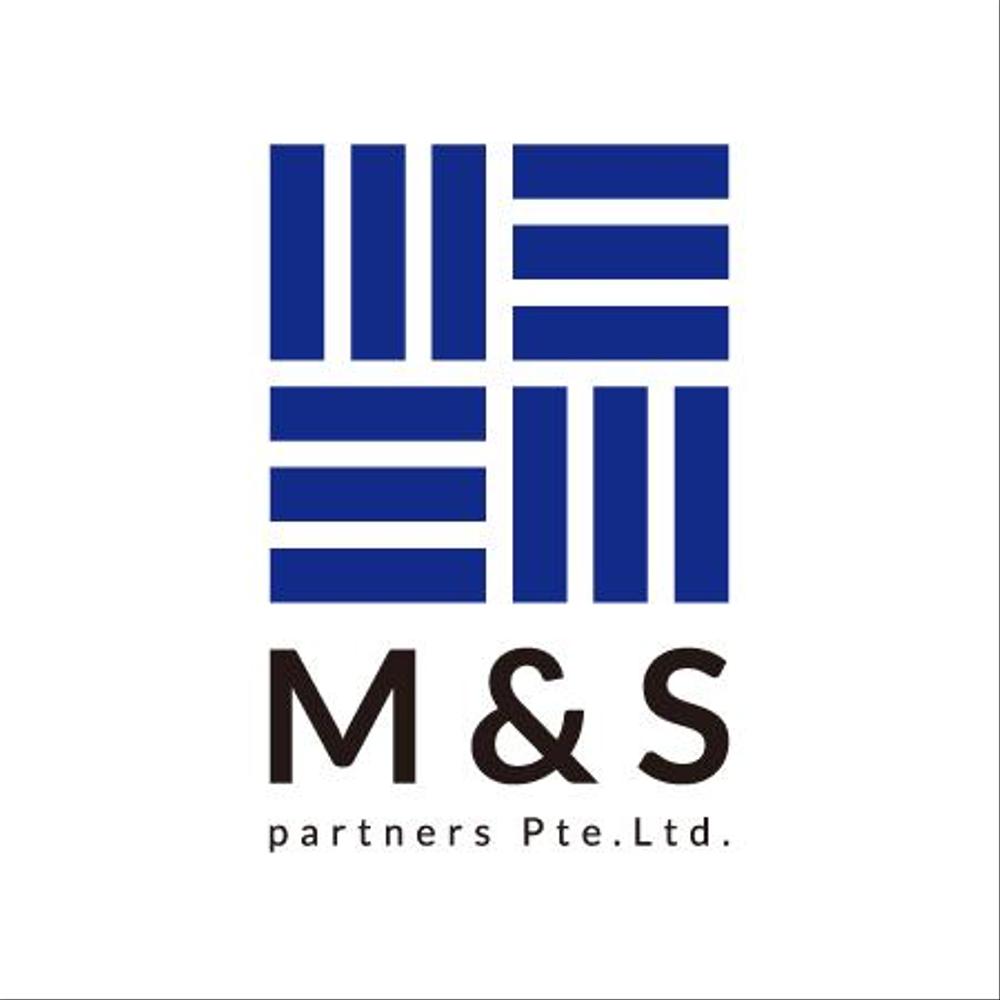 「m&s partners Pte.Ltd.」のロゴ作成