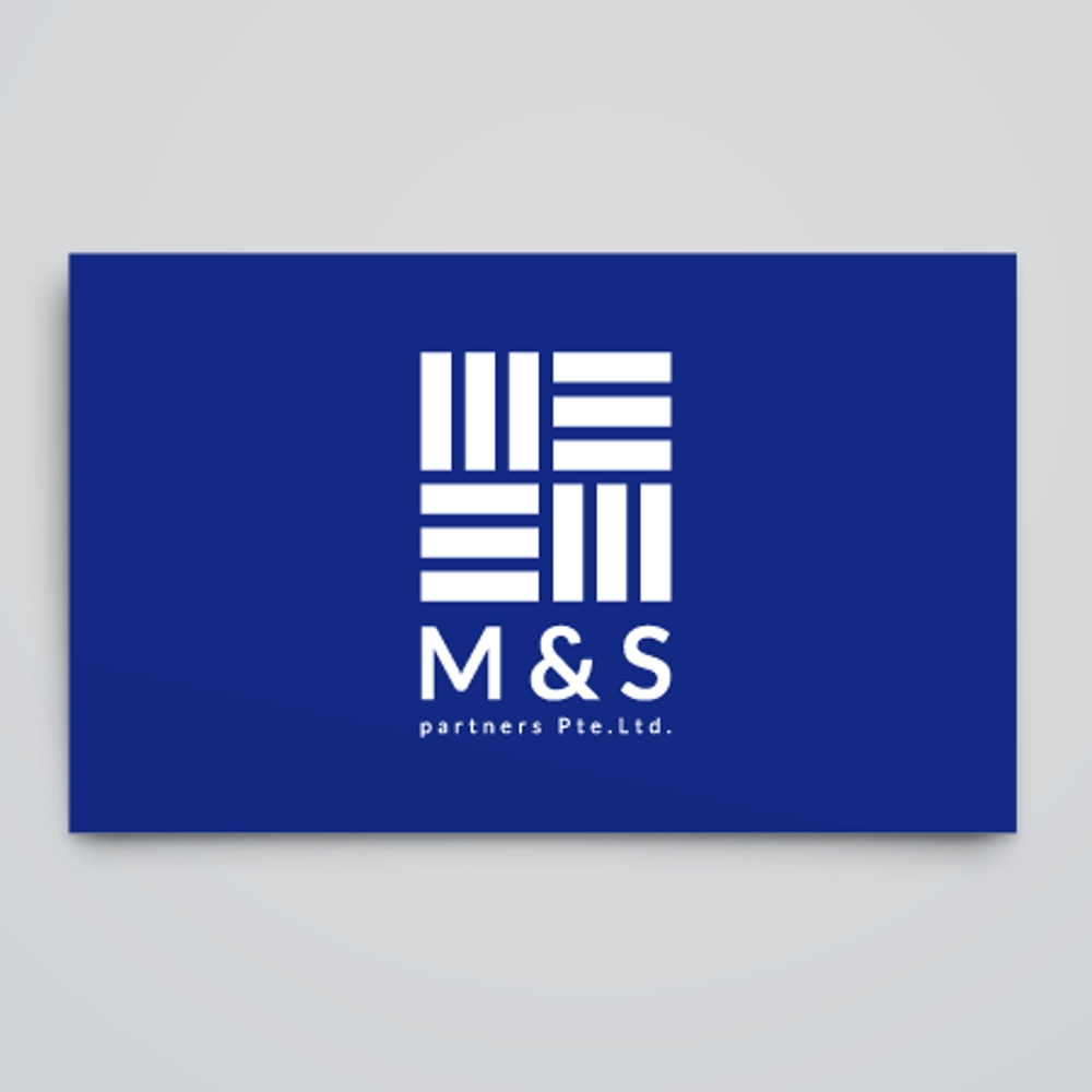 「m&s partners Pte.Ltd.」のロゴ作成