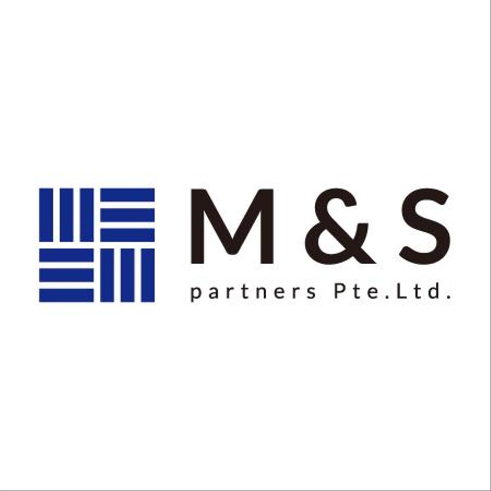 「m&s partners Pte.Ltd.」のロゴ作成