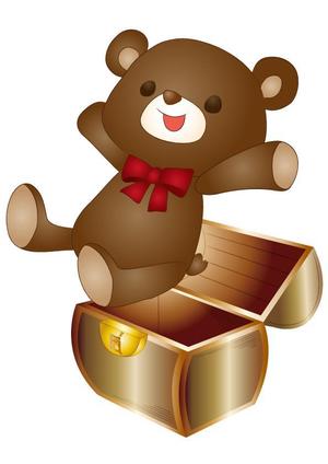 nicospyder (nicospyder)さんの宝箱から飛び出すクマへの提案