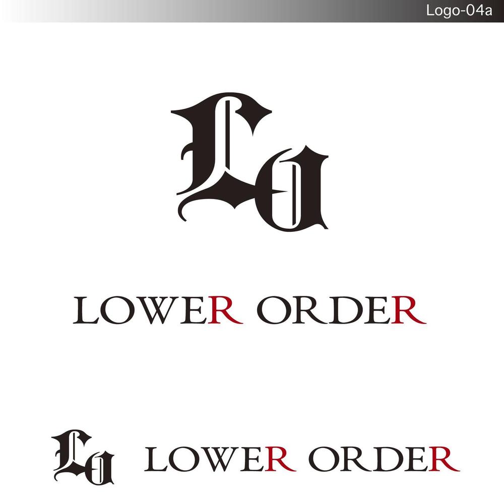 セレクトショップ「LOWER ORDER」のロゴ作成