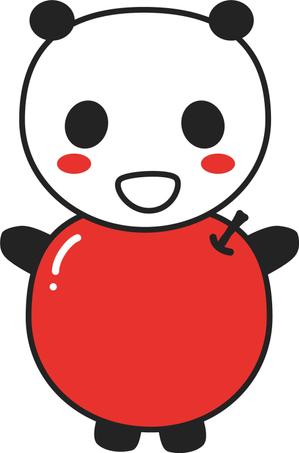 文字起こしの藤井 (kisara_ra)さんのパンダとリンゴのキャラクター制作への提案
