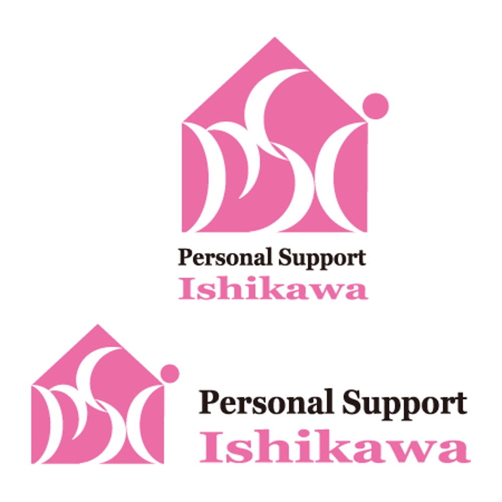 「Personal Support Ishikawa」のロゴ作成