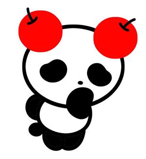 福留 和 (nono1211)さんのパンダとリンゴのキャラクター制作への提案