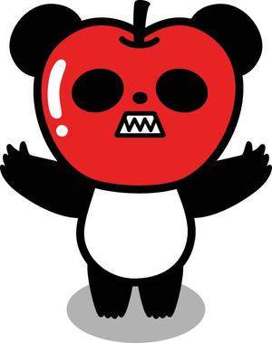 marobiさんのパンダとリンゴのキャラクター制作への提案