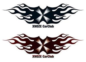 イスカデザイン (isuka_d)さんのアメ車カークラブ「XNOZE c.c.」のロゴ作成への提案