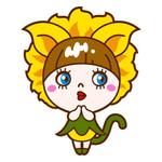 yoonium ()さんのヘアサロンのサイトで使用する「ひまわり」のキャラクターへの提案