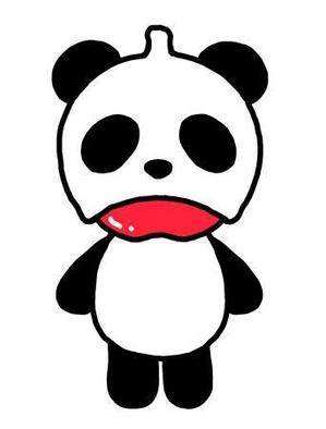 さんのパンダとリンゴのキャラクター制作への提案