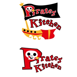 サヨコロ (sayocoro)さんの「Pirates Kitchen」のロゴ作成への提案