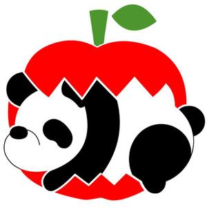 キヨフジ (kiyo_727)さんのパンダとリンゴのキャラクター制作への提案