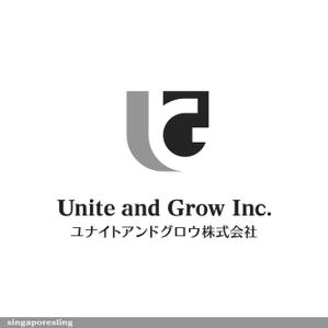 鷹見創作所 (singaporesling)さんの【新社名ロゴマーク＆ロゴタイプ】　UG  ／  Unite and Grow Inc.　／　ユナイトアンドグロウ株式会社への提案
