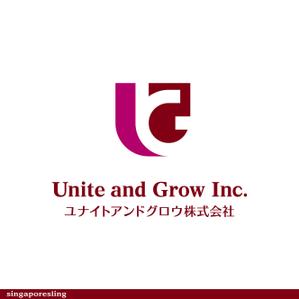 鷹見創作所 (singaporesling)さんの【新社名ロゴマーク＆ロゴタイプ】　UG  ／  Unite and Grow Inc.　／　ユナイトアンドグロウ株式会社への提案