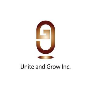 sumaco design works (sumako0909)さんの【新社名ロゴマーク＆ロゴタイプ】　UG  ／  Unite and Grow Inc.　／　ユナイトアンドグロウ株式会社への提案
