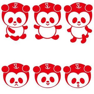 テスコ (tesco0824)さんのパンダとリンゴのキャラクター制作への提案