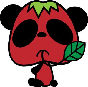 mari ()さんのパンダとリンゴのキャラクター制作への提案