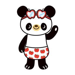 えのもとおさむ (enokorokomo13)さんのパンダとリンゴのキャラクター制作への提案