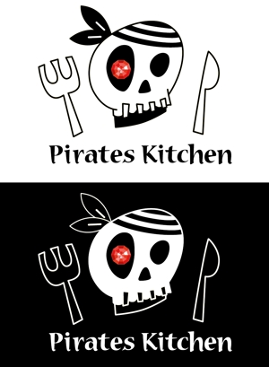 otsuka (otsuka_hideyo)さんの「Pirates Kitchen」のロゴ作成への提案