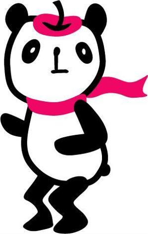 momo ()さんのパンダとリンゴのキャラクター制作への提案