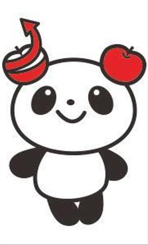 三月てん (poporonko)さんのパンダとリンゴのキャラクター制作への提案