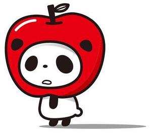 三月てん (poporonko)さんのパンダとリンゴのキャラクター制作への提案