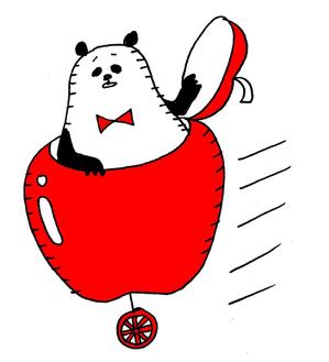大志 (taishi_soragoto)さんのパンダとリンゴのキャラクター制作への提案
