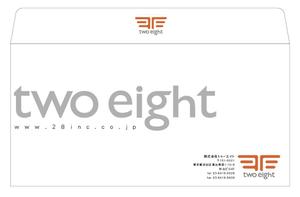 alco design (alco)さんの【トゥーエイト】会社の封筒デザイン制作（長３・洋長３窓付き）への提案
