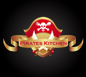Hiko-KZ Design (hiko-kz)さんの「Pirates Kitchen」のロゴ作成への提案