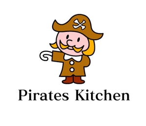 naka6 (56626)さんの「Pirates Kitchen」のロゴ作成への提案