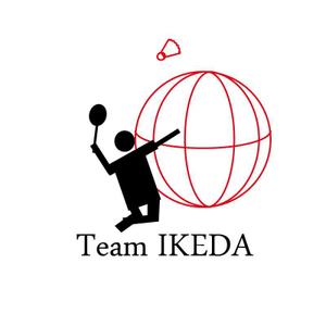 ハートオブマインド (heart_of_mind)さんの日本初のプロバドミントン選手　「Team IKEDA」のロゴ作成への提案