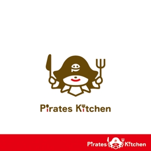 smoke-smoke (smoke-smoke)さんの「Pirates Kitchen」のロゴ作成への提案