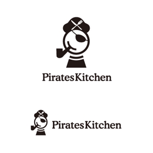angie design (angie)さんの「Pirates Kitchen」のロゴ作成への提案