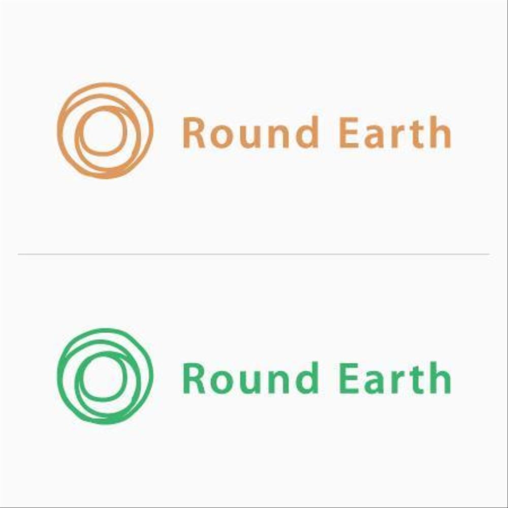 「Round Earth」のロゴ作成