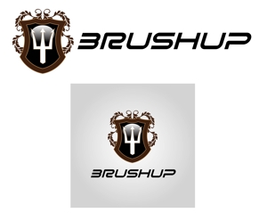 FISHERMAN (FISHERMAN)さんの「brushup」のロゴ作成への提案