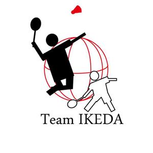 ハートオブマインド (heart_of_mind)さんの日本初のプロバドミントン選手　「Team IKEDA」のロゴ作成への提案