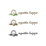 GLK (Gungnir-lancer-k)さんの「agatta hoppe」のロゴ作成への提案