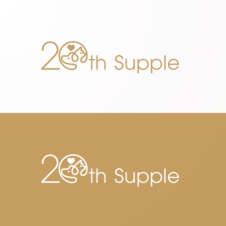 ging_155 (ging_155)さんの「20th Supple」のロゴ作成への提案