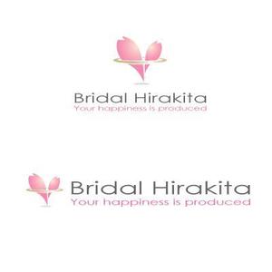 lennon (lennon)さんの「Ｂｒｉｄａｌ　Ｈｉｒａｋｉｔａ　　ＢＲＡＩＤＡＬ　ＨＩＲＡＫＩＴＡ」のロゴ作成への提案