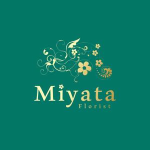 さんの「Florist Miyata」ロゴ作成への提案