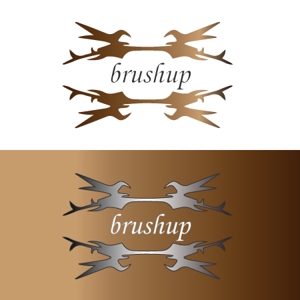 Kazun ()さんの「brushup」のロゴ作成への提案