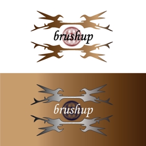 Kazun ()さんの「brushup」のロゴ作成への提案
