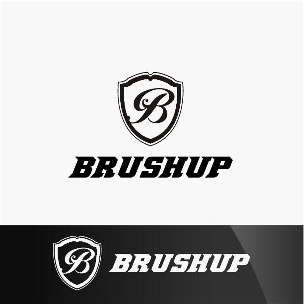 「brushup」のロゴ作成