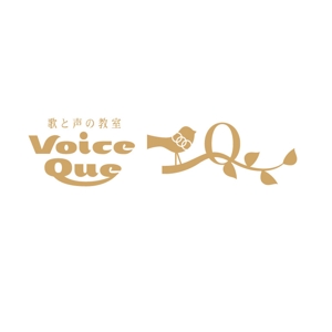 yamahiro (yamahiro)さんの個人営業のボイストレーニング教室「歌と声の教室 Voice Que」のロゴへの提案
