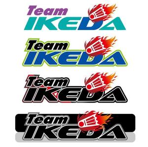 ＢＬＡＺＥ (blaze_seki)さんの日本初のプロバドミントン選手　「Team IKEDA」のロゴ作成への提案