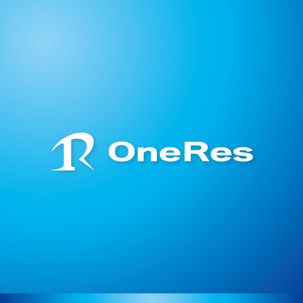 クラウド型リカバリーソフト「OneRes　（ワンレス）」のロゴ（商品イメージ）作成