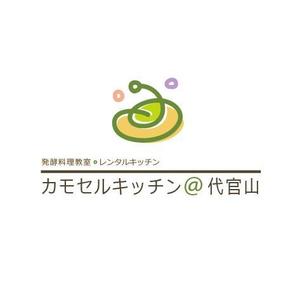 samasaさんの「発酵料理教室・レンタルキッチン　　　カモセルキッチン＠代官山」のロゴ作成への提案