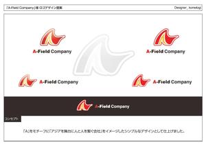 kometogi (kometogi)さんの「Ａ-Field Company」のロゴ作成への提案