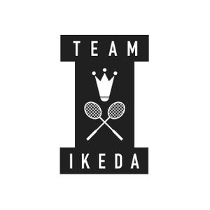 FB1983さんの日本初のプロバドミントン選手　「Team IKEDA」のロゴ作成への提案