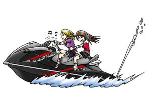 higanoga (shigar)さんのマリンスポーツのイラストへの提案