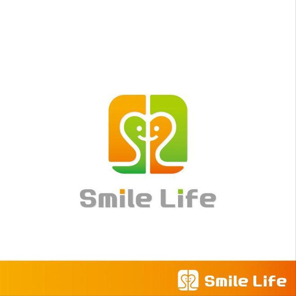 「SmileLife」のロゴ作成